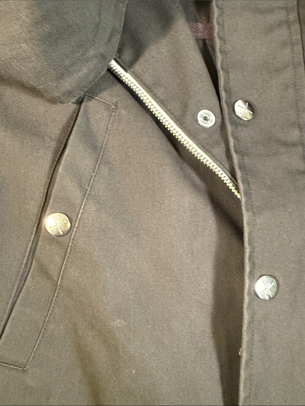 RVLT, Olive Green Hooded Men's Parka Jacket - Picture 6 of 11